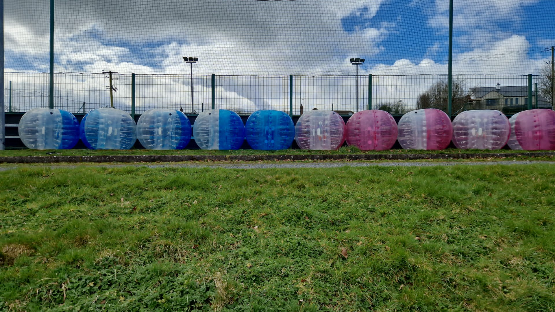 Christmas Party Ideas, Football Zorbing